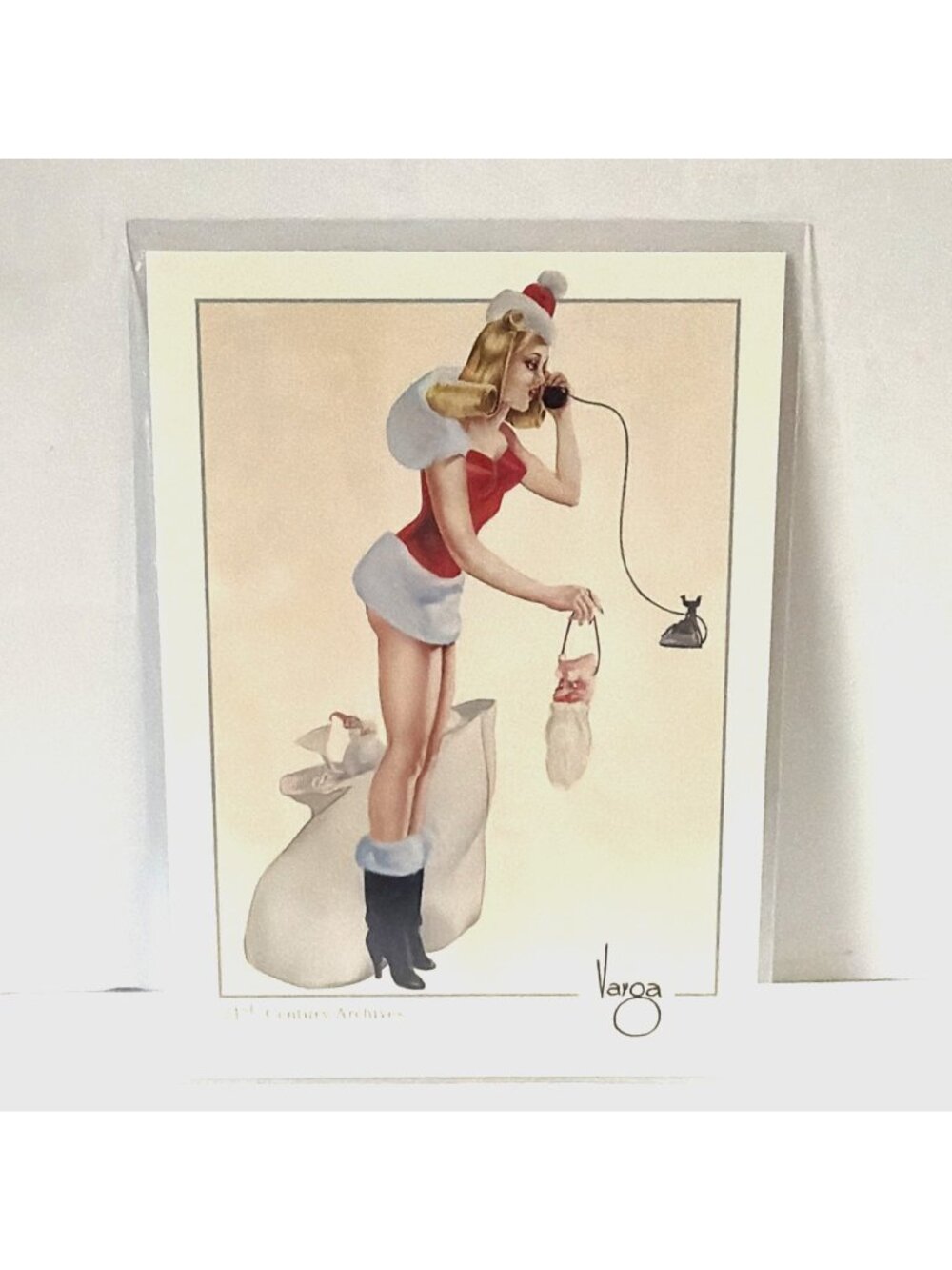 Vargas Girl Pinup Art Trading Card Unpublised Gatefold 3 21st Century Archive 92